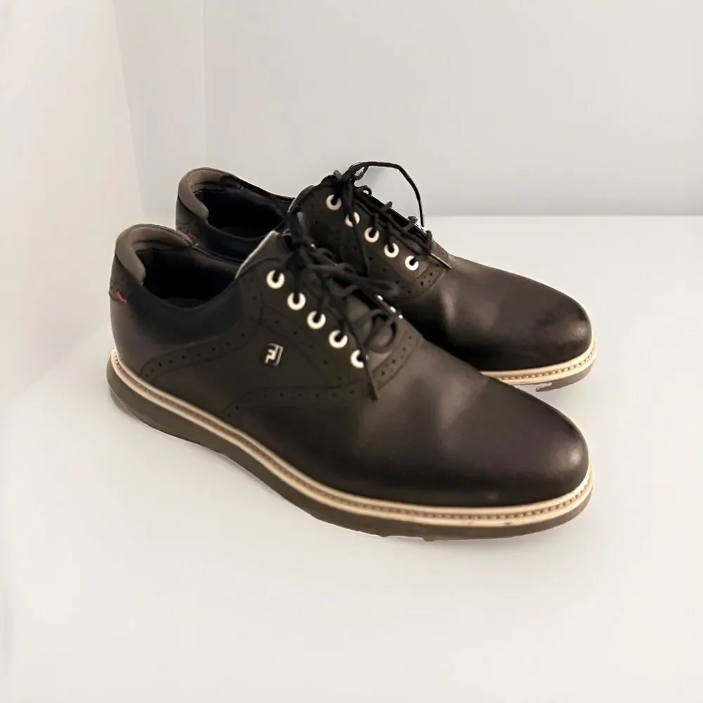 FootJoy Traditions Saddle Golf Shoes 10.5M Black